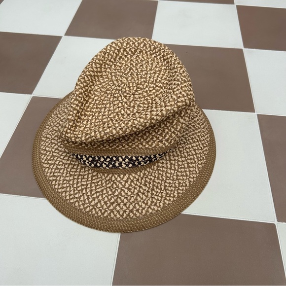 Eric Javits Packable Squishee Classic Handwoven Fedora Hat UPF 50+ - Picture 3 of 11